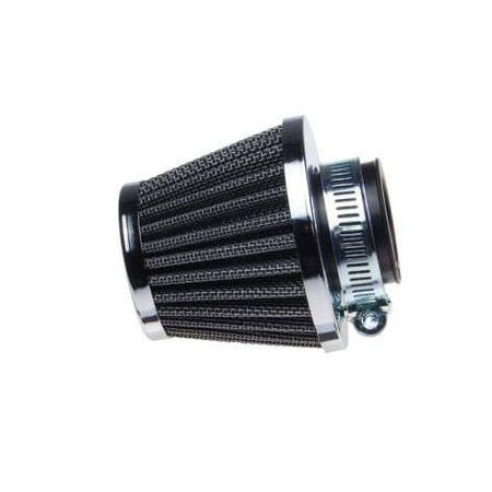 Filtr powietrza 50 mm stożkowy chrom motocykl skuter