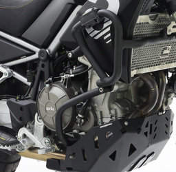 gmole aluminiowe osłony silnika i chłodnic aprilia tuareg 660 '23-kolor czarny mat (pasuje do oryginalnej płyty)