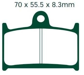 KLOCKI HAMULCOWE MOTOCYKL TRIUMPH DAYTONA ROCKET