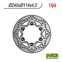 Tarcza hamulcowa przód honda rebel 125/250, cbf 125 08-12, vt 125 (99-08) (240x114x4) (6x10,5mm)