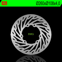 Tarcza hamulcowa przód rieju 50/125/250 yamaha xt 125x 05-09, dt 50 sm 05-07, dt 50x 03-06 (260x108x4)