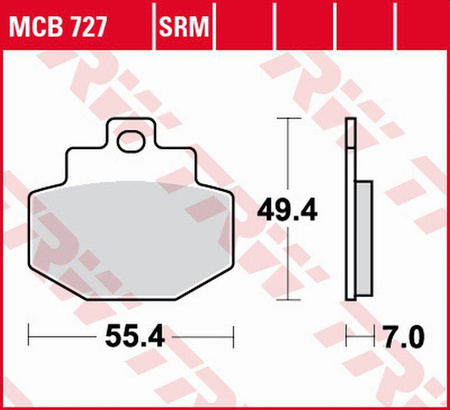 Klocki hamulcowe kh321 sinter benelli adiva 125/150 '00-'06, piaggio gtx/hexagon 125 '00-'03, vespa gts '07-, gtv 125 '07-'09, gts 150 '17-,