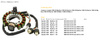 Uzwojenie alternatora stator yamaha yfm 350 big bear '89-'94, warrior '87-'95 (esg432), (oem-3hn-85510-20-00)