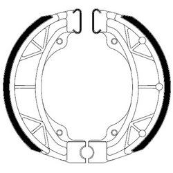 Szczęki Hamulcowe Aprillia Kymco Peugeot Fsb704a