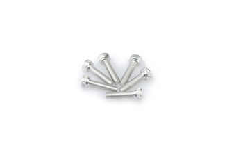 Śruby z anodyzowanego aluminium blister 6 śrub imbusowych m5x20mm srebrne