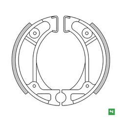Szczęki hamulcowe honda dio 50 , kymco cx 50 , zx 50 (95x20mm)