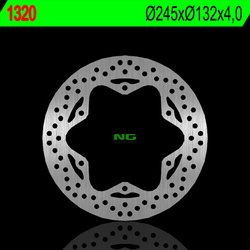 Tarcza hamulcowa przód yamaha ybr 125 '12-'13 (245x132x4) (6x8,5mm)