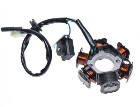 Stator iskrownik 6 cewek do Sym Mio 50