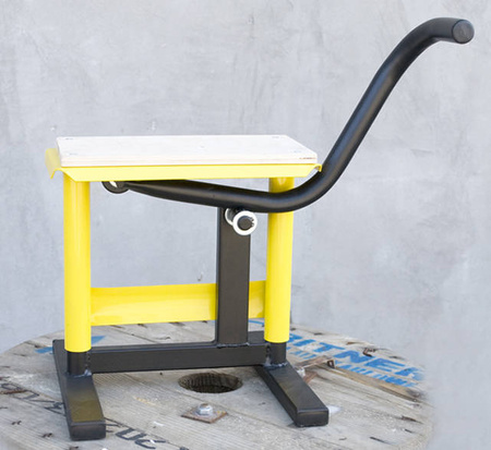 Stojak/podnośnik/podstawka pod motocykl cross kolor żółty