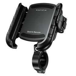 UCHWYT MOTOCYKLOWY ANTYWIBRACYJNY NA TELEFON QUICK LOCK MONTOWANY NA KIEROWNICĘ LUB LUSTERKO TYP: R9-CLIP-DAMPER