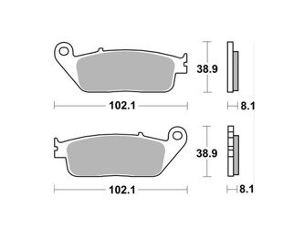 Klocki hamulcowe do motocykla HONDA CBR F 650 inne