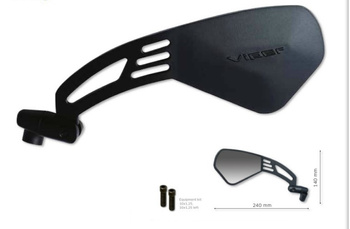 Lusterko prawe viper (aluminium) kolor czarny