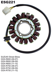 Uzwojenie alternatora (stator) suzuki gsxr 600 '06-'16, gsxr 750 '06-'17