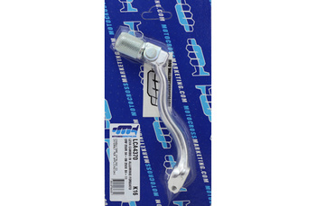 Dźwignia zmiany biegów honda crf 250r '04-'09, 250x '04-'18, beta rr (aluminiowa) kolor srebrny, końcówka stalowa