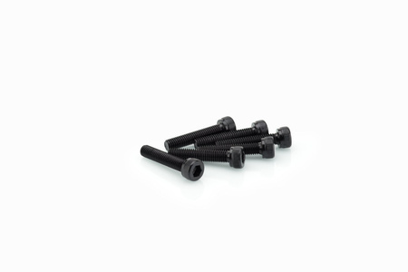 Śruby z anodyzowanego aluminium blister 6 śrub imbusowych m5x25mm czarne