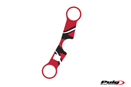 Radikal osłona półki kierownicy puig do suzuki sv650s 03-08 czerwony