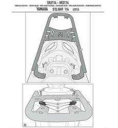 stelaż kufra centralnego yamaha d'elight 114 (13-15), mbk flipper 114 (13-14) ( bez płyty )