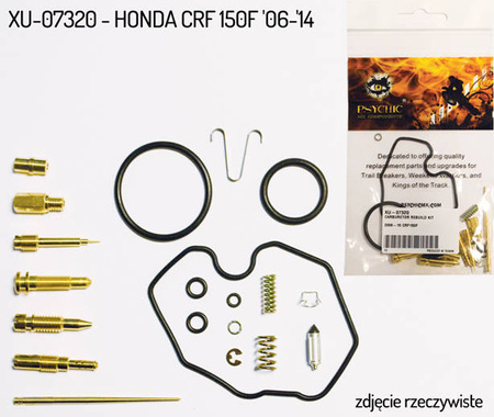 Zestaw naprawczy gaźnika honda crf 150f '06-'14 (26-1005) (na 1 gaźnik)