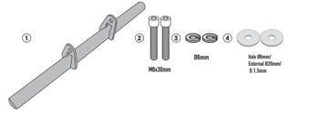 mocowanie halogenów ks310 i ks322 ktm 390 adventure '20-'22