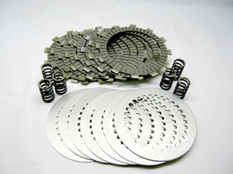 TARCZE, PRZEKŁADKI I SPRĘŻYNY SPRZĘGŁOWE (KOMPLET) KAWASAKI KDX 200 '89-'94