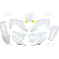 Komplet Plastików Husqvarna Tc 125/250 '19-'22, Fc 250/350/450 '19-'22 Kolor Biały