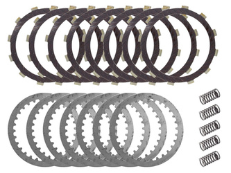 TARCZE, PRZEKŁADKI I SPRĘŻYNY SPRZĘGŁOWE (KOMPLET) KAWASAKI KLR 650 '96-'11 (DRC168)