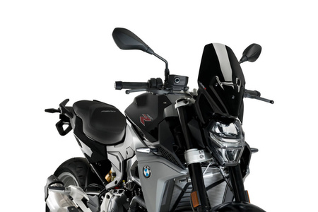 Szyba Sportowa Nowej Generacji Puig (Z Oryginalnym Wspornikiem Bmw) Do Bmw F900r 20-21 Czarna