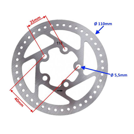 Tarcza hamulca 110mm do Xiaomi M365