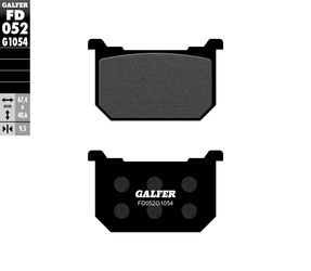 Klocki hamulcowe kh68 kawasaki z/gpz/gt