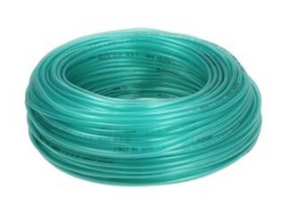 Przewód paliwa przeźroczysty (zielony) 4x7mm - 1 mb