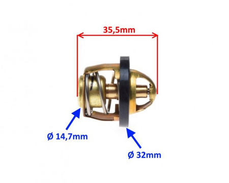 Termostat układu chłodzenia 82 stopnie