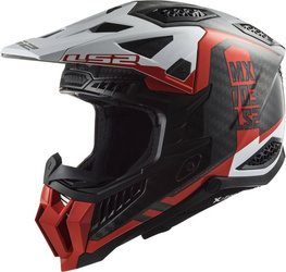 Kask enduro LS2 MX703 X-Force Victory Red White