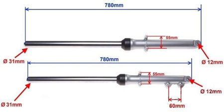 Amortyzatory przednie Neken Shaft i Inne