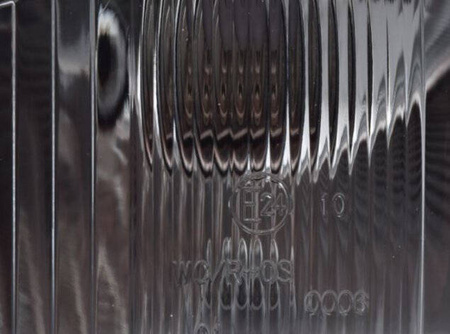 Lampa przód reflektor 7 cali 12V czarna E-Mark ECE