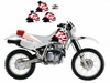 Komplet naklejek (oklein) honda xr 250/-350 '88-'95 original (17)