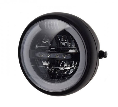 Lampa przód uniwersalna LED do motocykli ECE E8