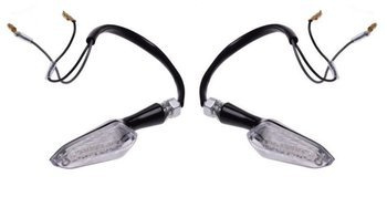 Kierunkowskaz czarny led motocyklowy Długi E8