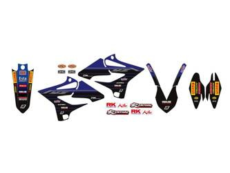 komplet naklejek (oklein) yamaha yz 125/250 '15-'21 replica yamaha racing '20 kolor czarny/niebieski (zastępuje e2244r10)