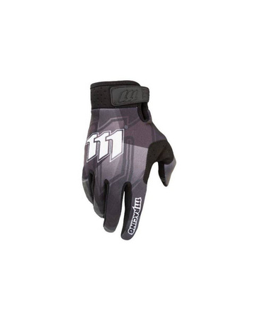 Rękawice moto 111 ra black/white kolor czarny/biały rozmiar m