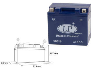 Landport akumulator żelowy gtz7-s 12v 6ah 112x69x103 bezobsługowy - zalany (8)