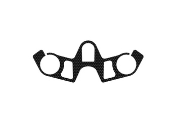 Naked osłona półki kierownicy puig do ktm rc125 14-17 szara