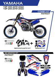 Komplet plastików plukomplet naklejek (oklein) yamaha yzf 250 '19-'22