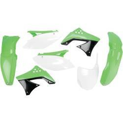 Komplet plastików kawasaki kxf 450 '09 kolor oem (zielony/biały/czarny) (ka213e999)