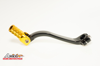 Dźwignia zmiany biegów suzuki rmz 450 '08-'18 aluminiowa kolor czarny, końcówka złota