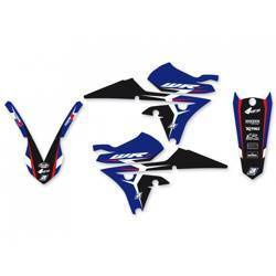 Komplet naklejek (oklein) yamaha wr 250f '15-'19, wr 450f '16-'18 dream 4 kolor niebieski/czarny