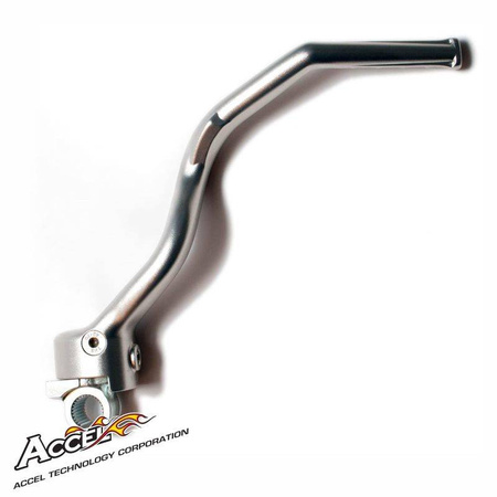Accel dźwignia startera (kopka) aluminiowa kawasaki kxf 250 '13-'16 kolor srebrny