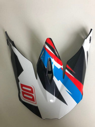 Części daszek (peak) do kasku furiouscore black/blue/red kolor czarny/niebieski/czerwony