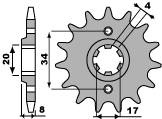 Zębatka przednia 267 13 18nc honda xl 250 r 84-87 (łańc. 520) (jtf287.13)