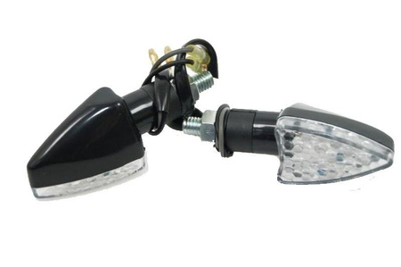 Kierunkowskaz led czarny skuter quad motocykl 12V