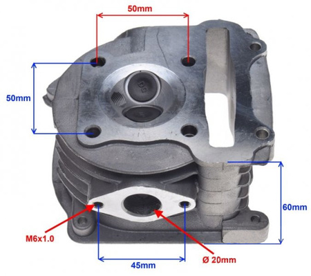Głowica cylindra 80cm skuter 4T 139QMB GY6-50 Zipp Romet Junak inne